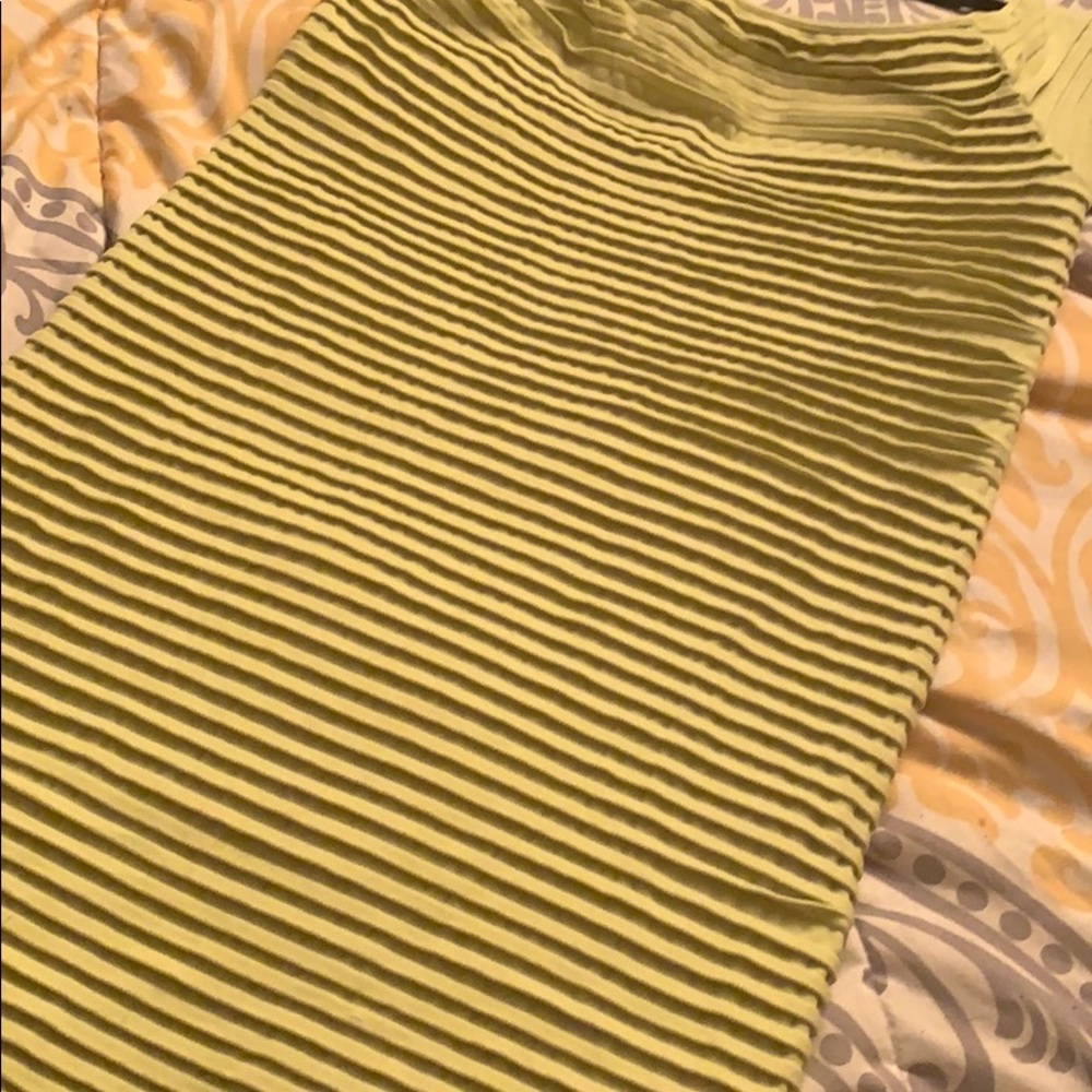 Bcbg generation ribbed bodycon dress lime green